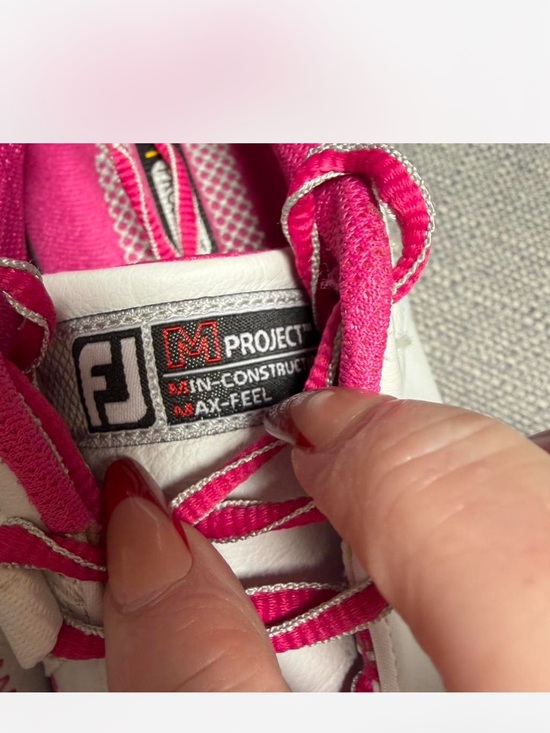 FootJoy M-PROJECT Golf Shoes Womens Size 7.5M White & Purple  🏌️‍♀️✨ NWOB FootJoy M:PROJECT Golf Shoes ✨🏌️‍♀️Size 7.5